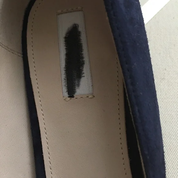Navy Blue Cole Haan ‘Dellora’ Flats Pointed Toe - Picture 3 of 9